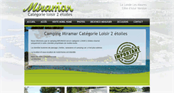 Desktop Screenshot of campingmiramar.com